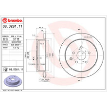 Cargar imagen en el visor de la galería, Disco Freno Brembo 08.D281.10 - Mi Refacción