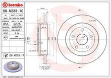 Cargar imagen en el visor de la galería, Disco Freno Brembo 08.N233.11 - Mi Refacción