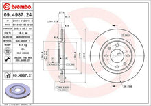 Cargar imagen en el visor de la galería, Disco Freno Brembo 09.4987.20