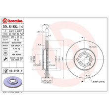 Cargar imagen en el visor de la galería, Disco Freno Brembo 09.5166.10 - Mi Refacción