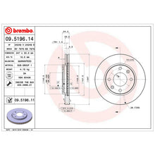 Cargar imagen en el visor de la galería, Disco Freno Brembo 09.5196.10