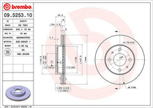 Cargar imagen en el visor de la galería, Disco Freno Brembo 09.5253.10 - Mi Refacción
