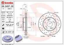 Cargar imagen en el visor de la galería, Disco Freno Brembo 09.5457.3X - Mi Refacción