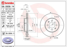 Cargar imagen en el visor de la galería, Disco Freno Brembo 09.5509.11 - Mi Refacción