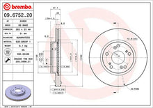 Cargar imagen en el visor de la galería, Disco Freno Brembo 09.6752.20 - Mi Refacción
