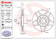 Cargar imagen en el visor de la galería, Disco Freno Brembo 09.7010.76 - Mi Refacción