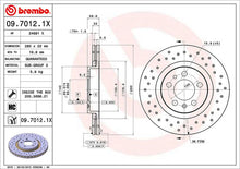 Cargar imagen en el visor de la galería, Disco Freno Brembo 09.7012.1X - Mi Refacción