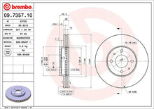 Cargar imagen en el visor de la galería, Disco Freno Brembo 09.7357.10 - Mi Refacción