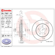 Cargar imagen en el visor de la galería, Disco Freno Brembo 09.7367.11 - Mi Refacción
