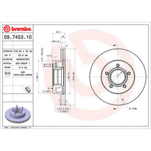 Cargar imagen en el visor de la galería, Disco Freno Brembo 09.7453.10 - Mi Refacción