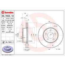 Cargar imagen en el visor de la galería, Disco Freno Brembo 09.7652.11 - Mi Refacción