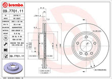 Cargar imagen en el visor de la galería, Disco Freno Brembo 09.7701.11 - Mi Refacción