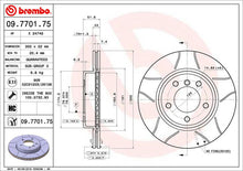 Cargar imagen en el visor de la galería, Disco Freno Brembo 09.7701.75 - Mi Refacción