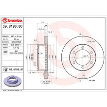 Cargar imagen en el visor de la galería, Disco Freno Brembo 09.8193.81 - Mi Refacción