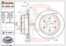 Cargar imagen en el visor de la galería, Disco Freno Brembo 09.8608.81 - Mi Refacción