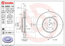 Cargar imagen en el visor de la galería, Disco Freno Brembo 09.8665.10 - Mi Refacción