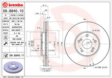 Cargar imagen en el visor de la galería, Disco Freno Brembo 09.8840.10 - Mi Refacción