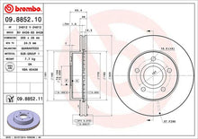 Cargar imagen en el visor de la galería, Disco Freno Brembo 09.8852.10 - Mi Refacción