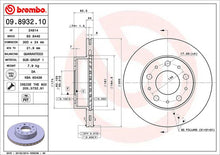 Cargar imagen en el visor de la galería, Disco Freno Brembo 09.8932.10 - Mi Refacción