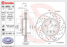 Cargar imagen en el visor de la galería, Disco Freno Brembo 09.8952.1X - Mi Refacción
