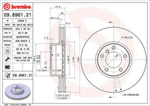 Cargar imagen en el visor de la galería, Disco Freno Brembo 09.8961.21 - Mi Refacción