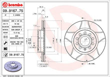 Cargar imagen en el visor de la galería, Disco Freno Brembo 09.9167.75 - Mi Refacción