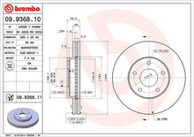 Cargar imagen en el visor de la galería, Disco Freno Brembo 09.9368.10 - Mi Refacción