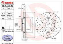 Cargar imagen en el visor de la galería, Disco Freno Brembo 09.9468.2X - Mi Refacción