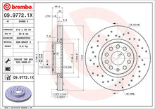 Cargar imagen en el visor de la galería, Disco Freno Brembo 09.9772.1X - Mi Refacción