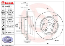 Cargar imagen en el visor de la galería, Disco Freno Brembo 09.9925.11 - Mi Refacción