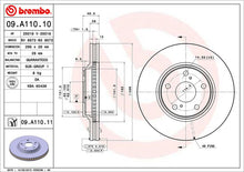 Cargar imagen en el visor de la galería, Disco Freno Brembo 09.A110.11 - Mi Refacción