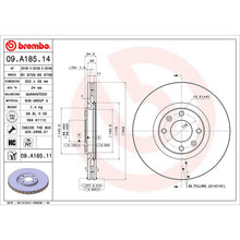 Cargar imagen en el visor de la galería, Disco Freno Brembo 09.A185.11