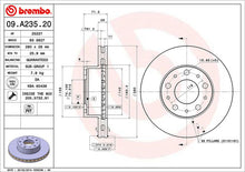 Cargar imagen en el visor de la galería, Disco Freno Brembo 09.A235.20 - Mi Refacción