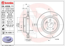 Cargar imagen en el visor de la galería, Disco Freno Brembo 09.A358.11 - Mi Refacción