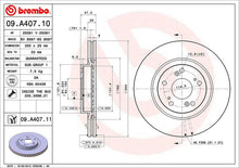 Cargar imagen en el visor de la galería, Disco Freno Brembo 09.A407.11 - Mi Refacción