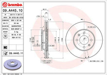 Cargar imagen en el visor de la galería, Disco Freno Brembo 09.A445.11 - Mi Refacción