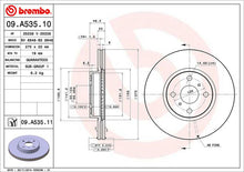 Cargar imagen en el visor de la galería, Disco Freno Brembo 09.A535.11 - Mi Refacción