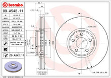 Cargar imagen en el visor de la galería, Disco Freno Brembo 09.A542.11 - Mi Refacción