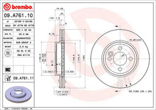 Cargar imagen en el visor de la galería, Disco Freno Brembo 09.A761.11 - Mi Refacción
