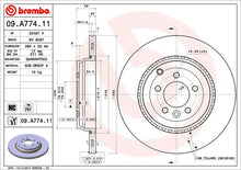Cargar imagen en el visor de la galería, Disco Freno Brembo 09.A774.11 - Mi Refacción