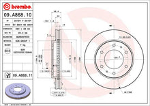 Cargar imagen en el visor de la galería, Disco Freno Brembo 09.A868.10 - Mi Refacción