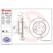 Cargar imagen en el visor de la galería, Disco Freno Brembo 09.A922.10 - Mi Refacción