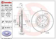 Cargar imagen en el visor de la galería, Disco Freno Brembo 09.B042.10 - Mi Refacción