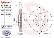 Cargar imagen en el visor de la galería, Disco Freno Brembo 09.B266.10 - Mi Refacción