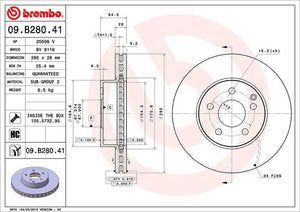 Disco Freno Brembo 09.B280.41 - Mi Refacción