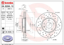 Cargar imagen en el visor de la galería, Disco Freno Brembo 09.B356.1X - Mi Refacción