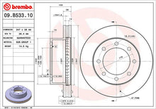 Cargar imagen en el visor de la galería, Disco Freno Brembo 09.B533.10 - Mi Refacción