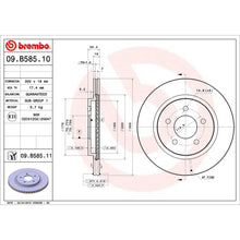 Cargar imagen en el visor de la galería, Disco Freno Brembo 09.B585.11 - Mi Refacción