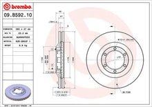 Cargar imagen en el visor de la galería, Disco Freno Brembo 09.B592.10 - Mi Refacción