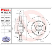 Cargar imagen en el visor de la galería, Disco Freno Brembo 09.B599.10 - Mi Refacción